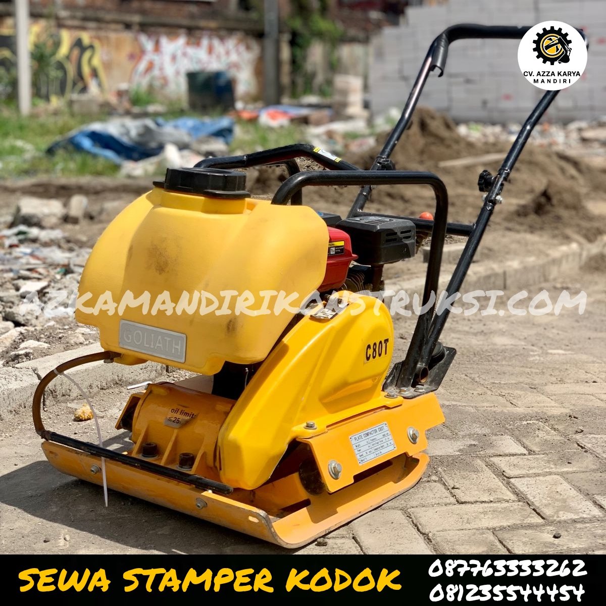 rental stamper kodok post baby roller