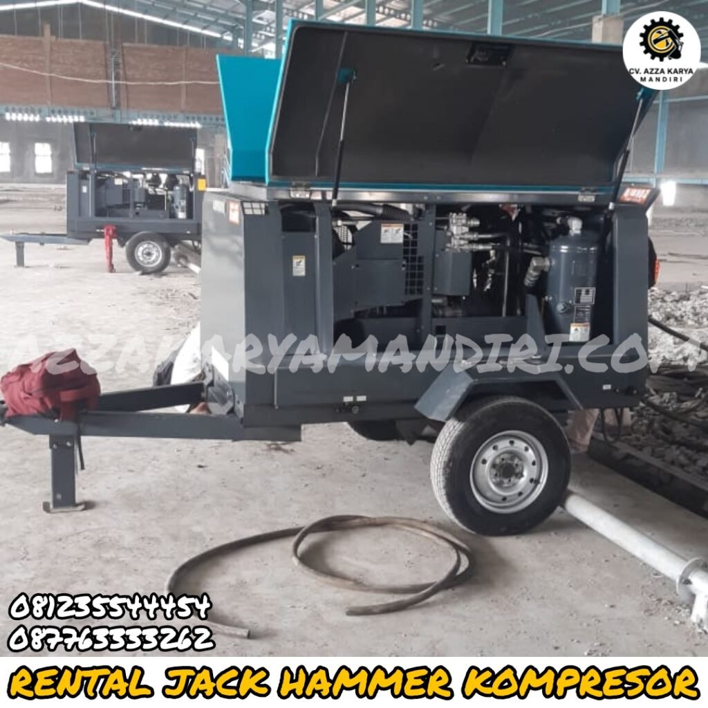 layanan sewa jack hammer kompresor